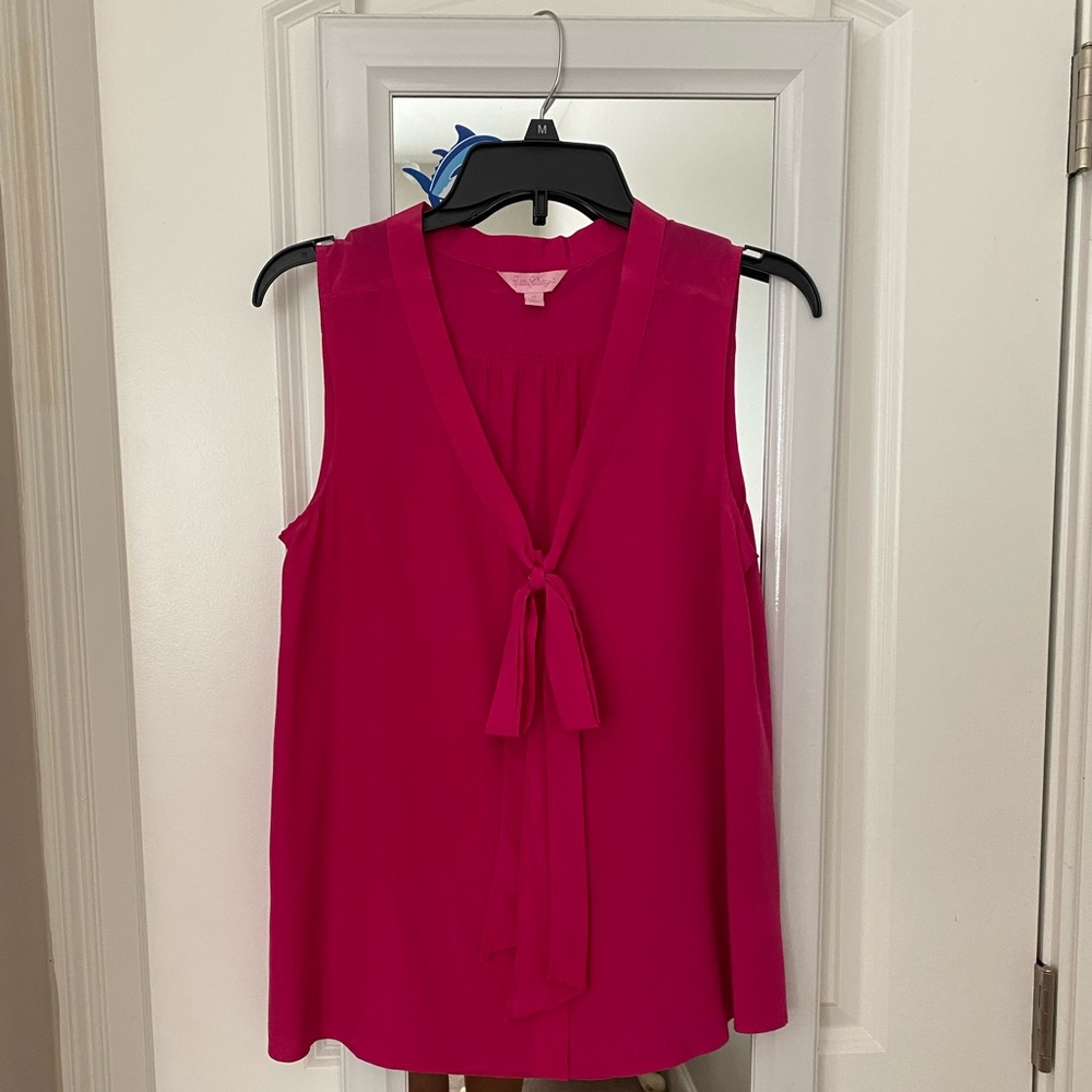 Lilly Pulitzer Satin Blouse